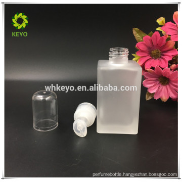 2oz frosted glass spray bottle glass lotion bottle cosmetic container